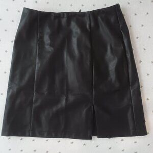 NWT Illusory Leather like Mini Skirt Small S